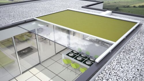 Wintergartenbeschattung